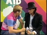 Roger Taylor (Queen) & Bono (U2) Live Aid interviews 1985