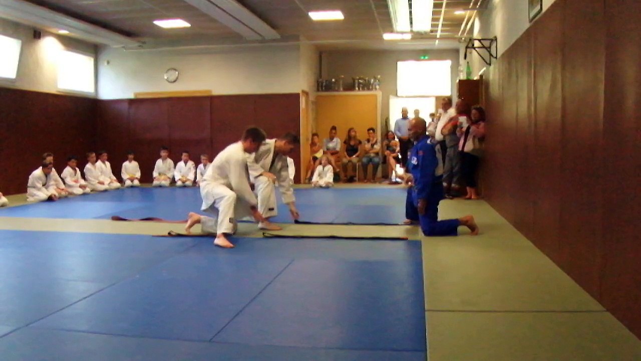 Flavien & Florian : Remise de la ceinture noire