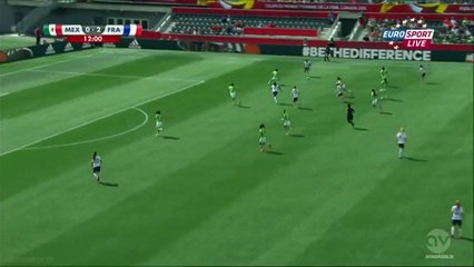 0-3 Eugenie Le Sommer Goal - Mexico vs France 17.06.2015