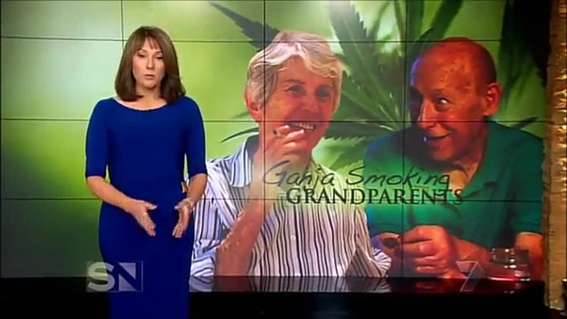 ⁣Marijuana smoking grandparents