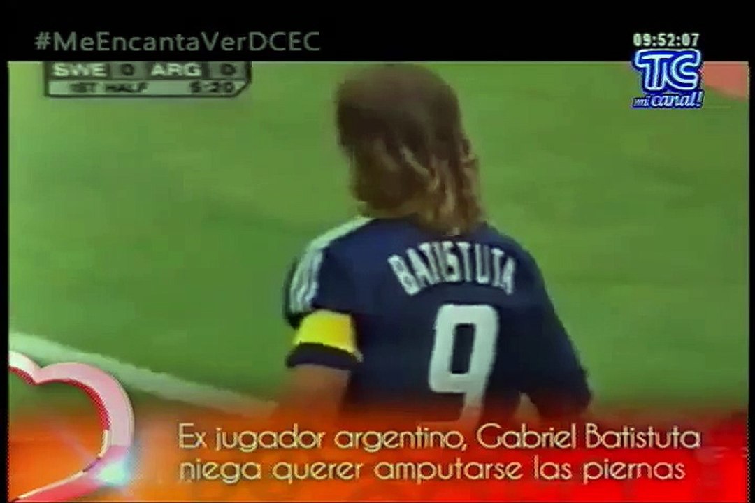 De Casa En Casa - Gabriel Batistua niega amputarse las piernas