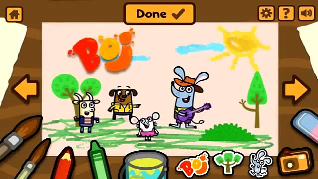 Make a Picture with Boj - Game By CBeebies