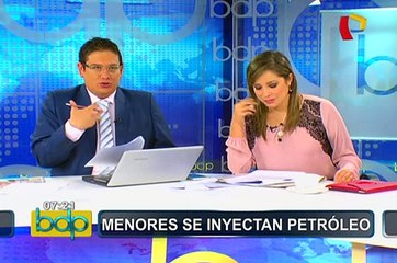 Menores se inyectan petróleo: médico informa sobre consecuencias del uso de sustancias