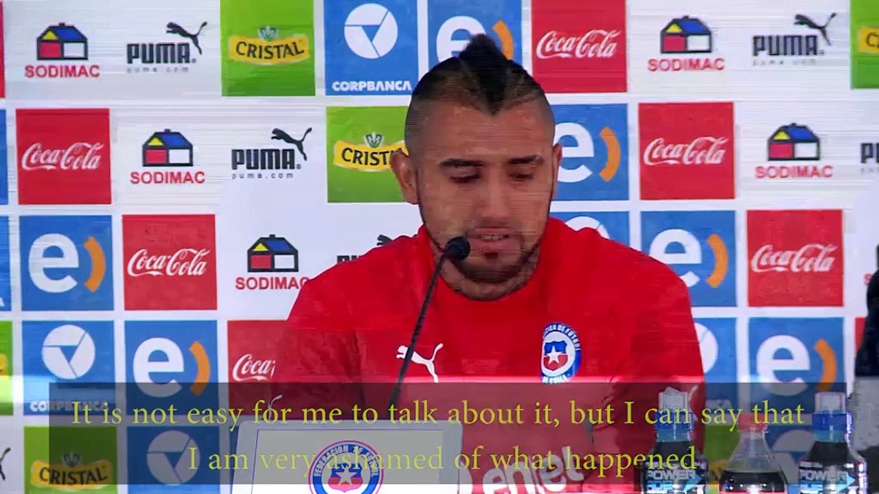 VIRAL: Football: Copa America: Nach Crash! Vidal in Tränen