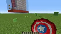SparkofPhoenix AVENGERS Captain America in Minecraft Vanilla!   Minecraft Creation Command
