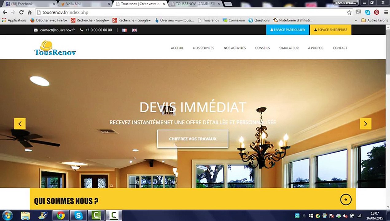 espace+pro trouver des chantiers