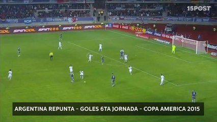 Argentina Repunta - Goles 6ta Jornada - Copa América 2015
