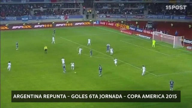 Argentina Repunta - Goles 6ta Jornada - Copa América 2015