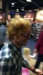 Ed Sheeran surprises young singer with West Edmonton Mall duet