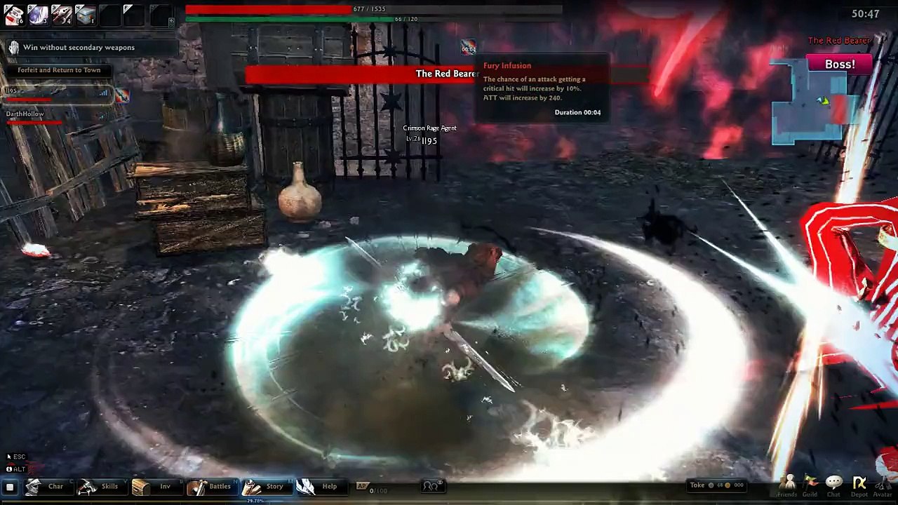 Vindictus lann twin spears boss fight