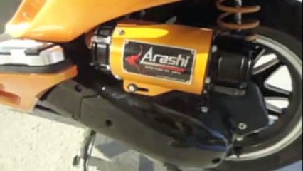 Honda PCX 125 PowerbyPCX Tuning Custom Phuket Thailand 2012 Full Orange Power