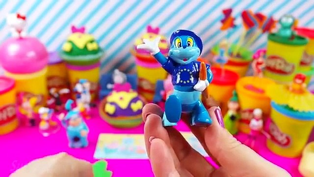 Kinder surprise eggs Minnie mouse egg Play doh Disney toys Peppa pig Barbie