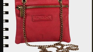 Chain Reaction Shoulder Bag Color: Burgundy
