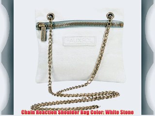 Chain Reaction Shoulder Bag Color: White Stone