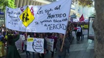 Marcha en Chile contra reforma educativa