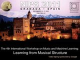 NIPS 2011 Music and Machine Learning Workshop: A Unified Probabilistic Model of Note Combinations..