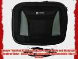 Lenovo ThinkPad X230 Laptop Case Carry Handle and Adjustable Shoulder Strap - Black/Gray -