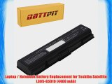Laptop / Notebook Battery Replacement for Toshiba Satellite L305-S5919 (4400 mAh)
