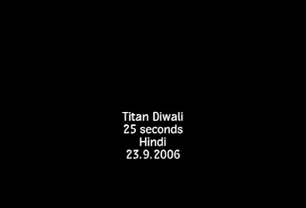 Titan Watches: Advertisement (Aamir Khan Diwali)