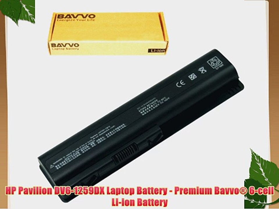 HP Pavilion DV6-1259DX Laptop Battery - Premium Bavvo? 6-cell Li-ion Battery
