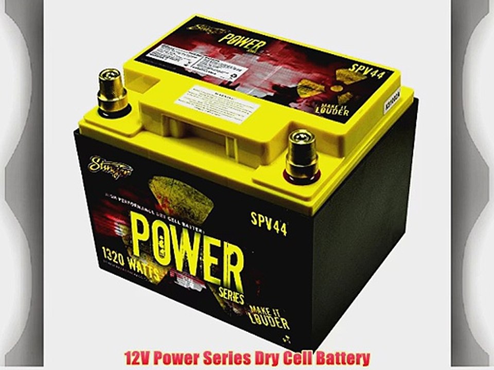 Stinger SPV44 660-Amp Power Series Dry Cell Battery with Protective Steel Case for Systems