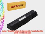 Laptop / Notebook Battery Replacement for Toshiba Satellite L305D-S5974 (4400 mAh)