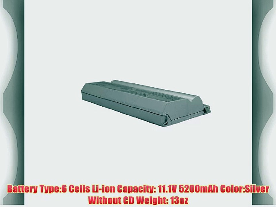 Bay Valley Parts 6-Cell 11.1V 5200mAh New Replacement Laptop Battery for SONY:VAIO VGN-FZ140E/BVAIO