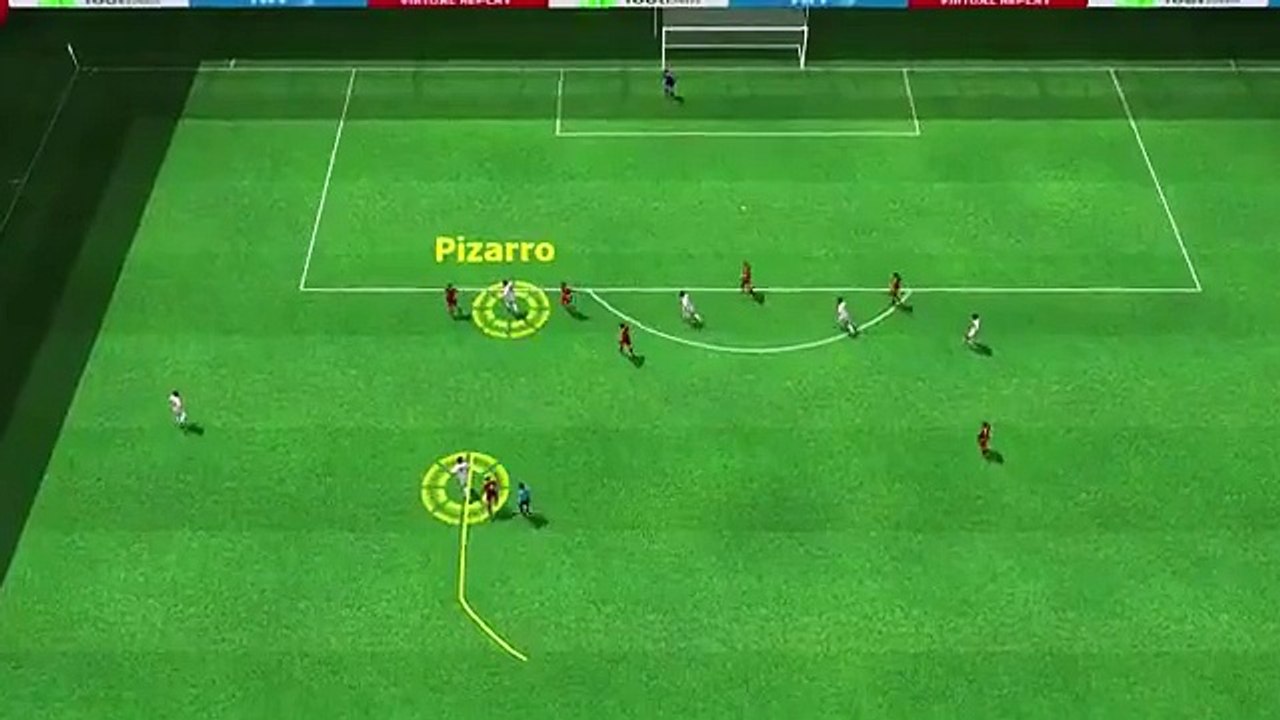 Claudio Pizarro y su gol con la Selección Peruana ante Venezuela