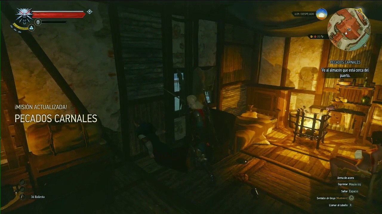 The witcher Wild hunt, parte 93, El alto vampiro que ataco a Priscilla