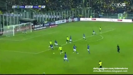 James Rodríguez Fantastic Run and Shot - Brazil v. Colombia 17.06.2015