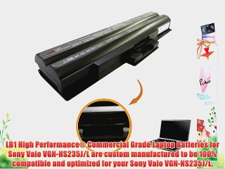 LB1 High Performance New Battery for Sony Vaio VGN-NS235J/L VGN-BZ11MN Laptop Notebook Computer