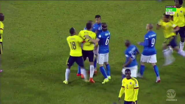 Neymar and Bacca gets red card after the match | Brazil 0-1 Colombia 17.06.2015