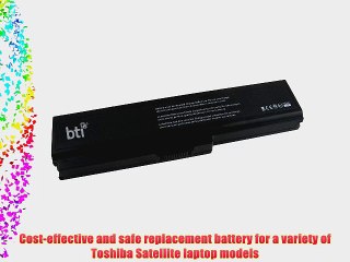 BTI TOSHA665DX6C 10.8-Volt Lithium-Ion Replacement Laptop Battery for Toshiba Satellite Laptops