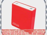 HyperJuice Expand Expandable 12000 mAh Battery Pack - Pink - EXP-HEAD-12000-Pink