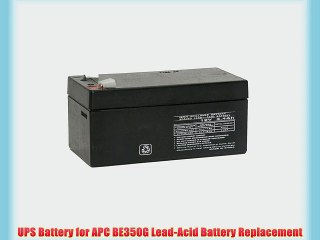 下载视频: UPS Battery for APC BE350G Lead-Acid Battery Replacement