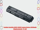 Toshiba Satellite A505-S6005 Laptop Battery 8800mAh (Replacement) 12 cell