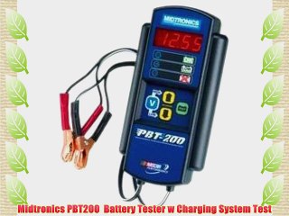 Midtronics PBT200  Battery Tester w Charging System Test