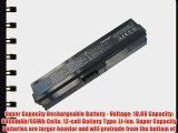 Toshiba Satellite A665-S6054 Laptop Battery - New TechFuel Professional 12-cell Li-ion Battery