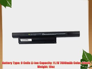 Bay Valley Parts 9-Cell 11.1V 7800mAh New Replacement Laptop Battery for SONY:VGP-BPS22VGP-BPS22A