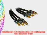CableWholesale 35-Feet Premium Grade 24K Gold Component Video Cable (10R4-03135)