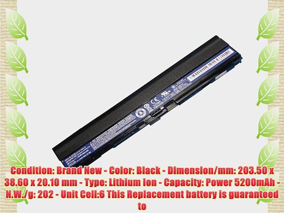 BTExpert? for Acer ASPIRE ONE AO725-0688 ASPIRE ONE AO725-0802 ASPIRE ONE AO725-0825 ASPIRE
