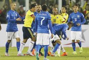 Relembre a confusão envolvendo Neymar e os jogadores da Colômbia