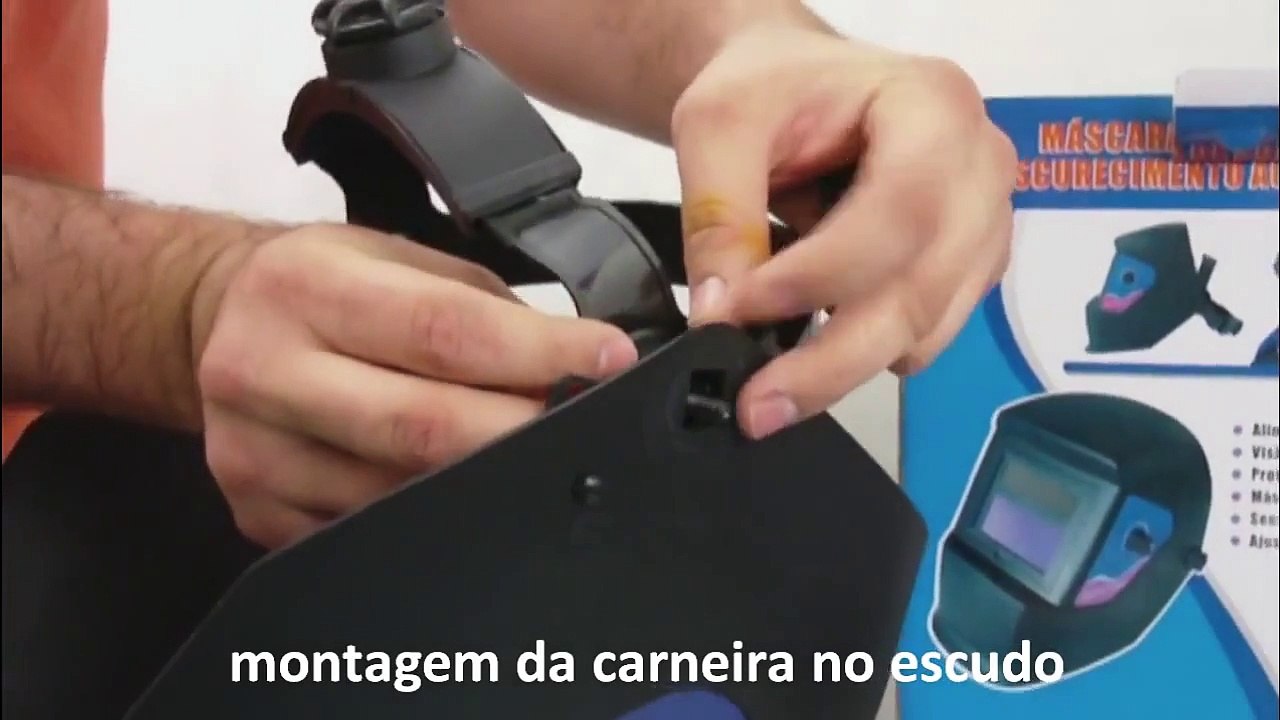Máscara de Solda Automática DBC-600 Autoescurecimento (demonstração)