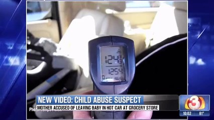 Caught on camera: Mom leaves baby in hot car while shopping