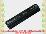 UBatteries Laptop Battery 484170-001 For HP Pavilion dv4 dv5 dv6 Series - 6 Cell 4400mAh