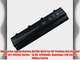 UBatteries Laptop Battery HSTNN-Q61C For HP Pavilion dv3 dv5 dv6 dv7 dv7-4355sf Series - 10.8V