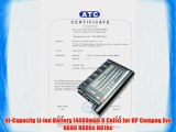 Hi-Capacity Li-ion Battery [4400mAh 8 Cells] for HP Compaq Evo N600 N600c N610c