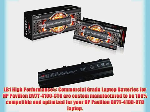 LB1 High Performance New Battery for HP Pavilion DV7T-4100-CTO Laptop Notebook Computer [6