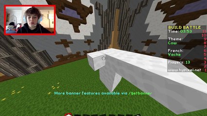 Minecraft GOOFY COW!!!!!  Build Battle (Minigame)