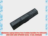 UBatteries Laptop Battery Pack Toshiba Satellite Pro L300 A210 L450 L500 L300-SP5809C Series